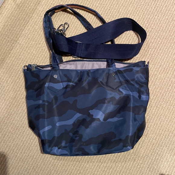 MZ Wallace Blue Camo Tote - Picture 2 of 6